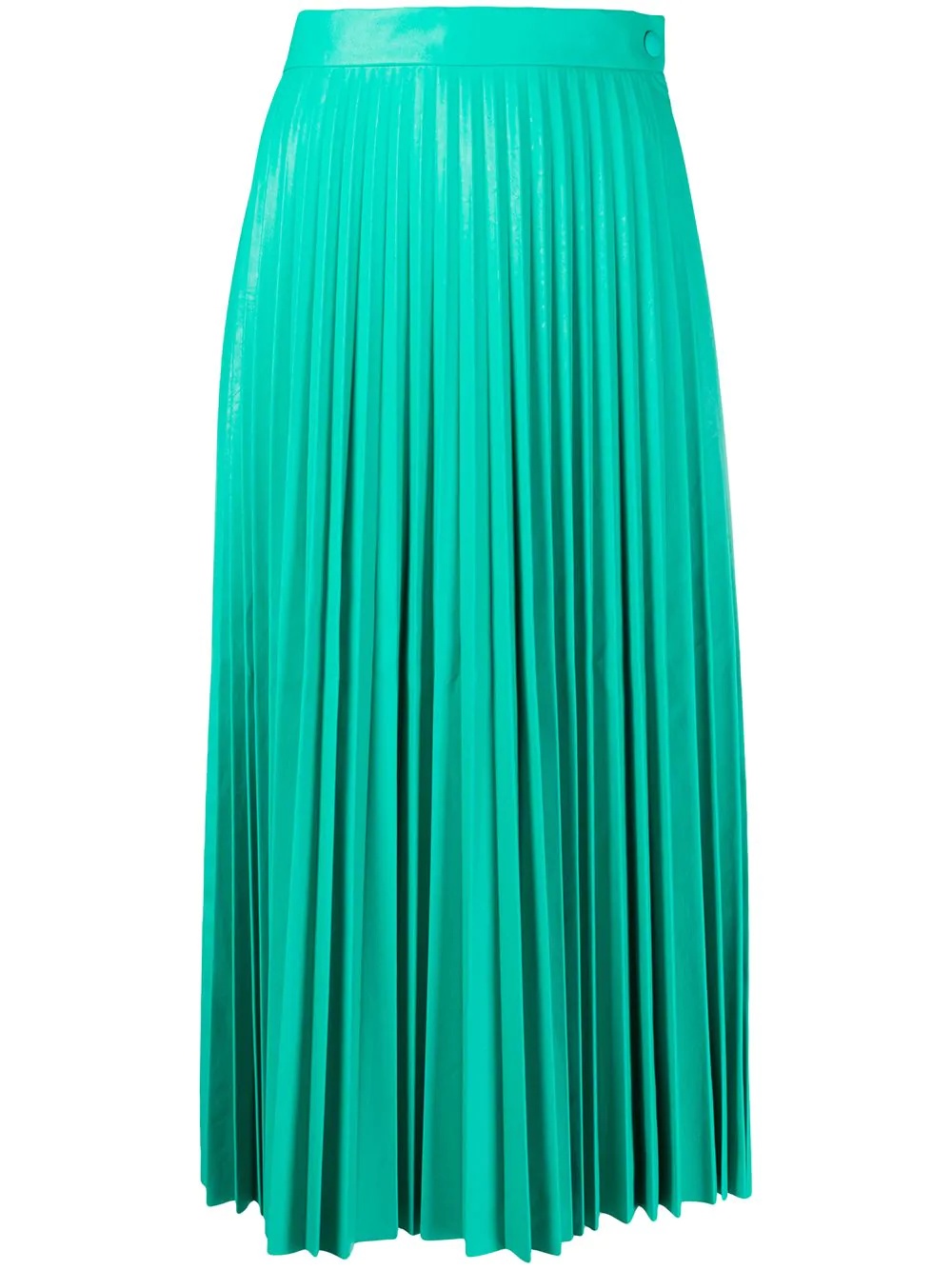 pleated midi skirt - 1