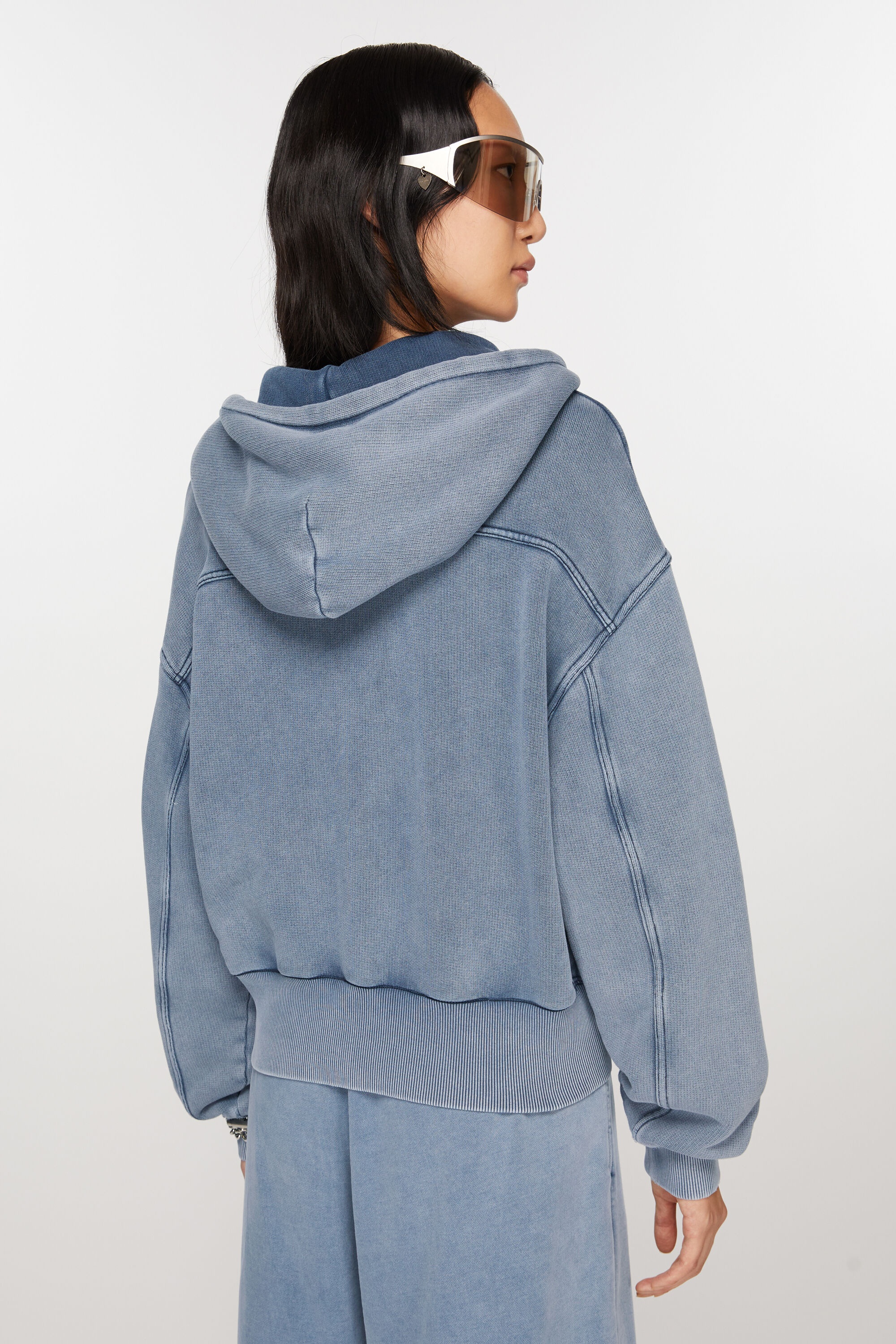 Hooded jacket - Ocean blue - 3