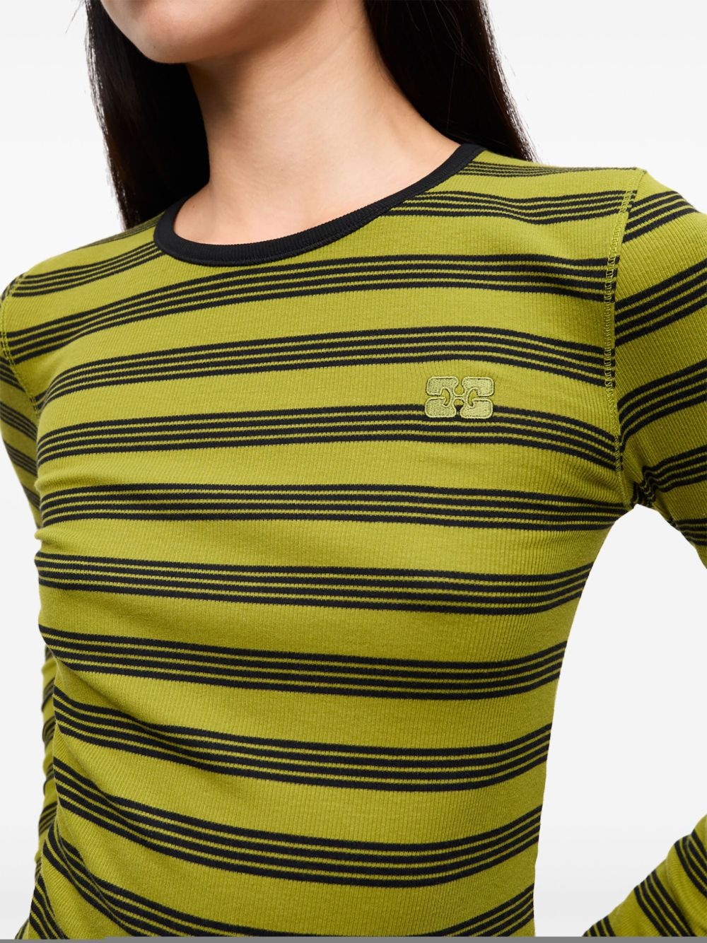 striped T-shirt - 5