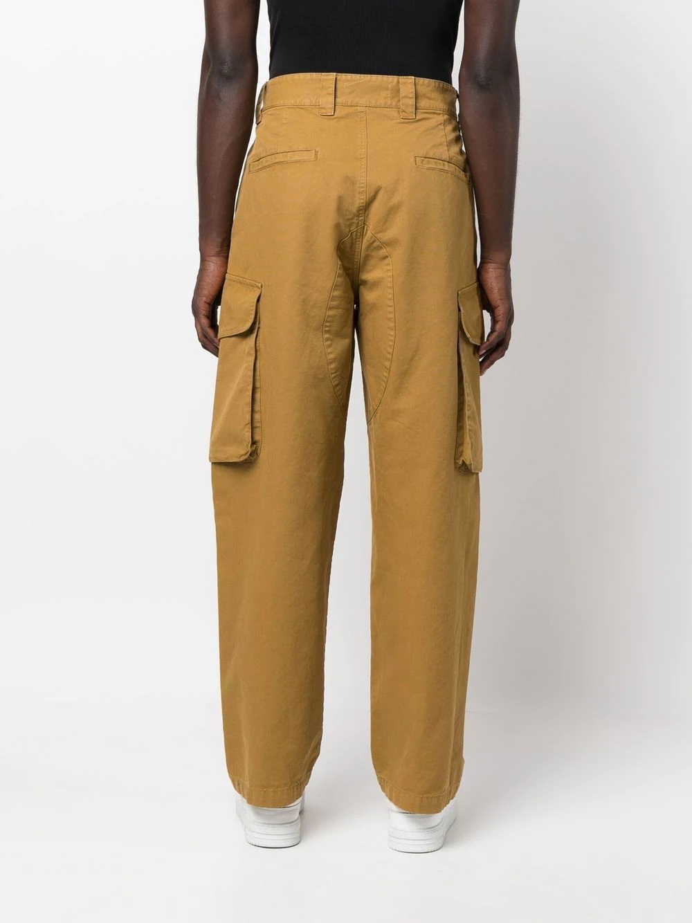 straight-leg cargo trousers - 4