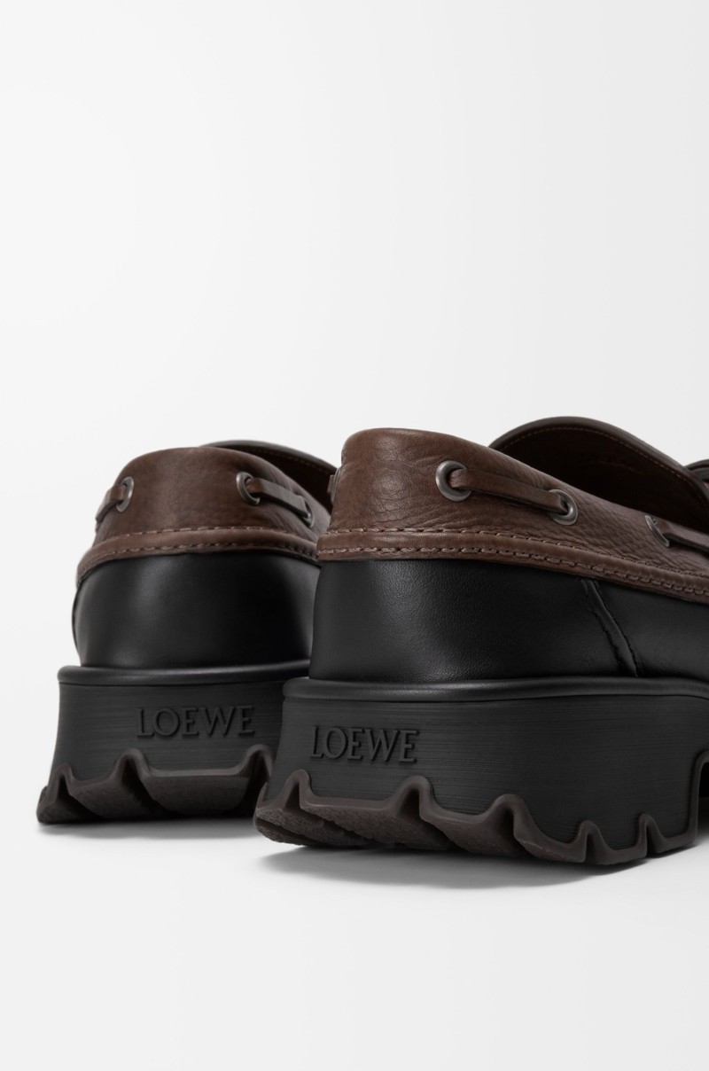Bobby derby in calfskin and vegetable-tanned calfskin 5