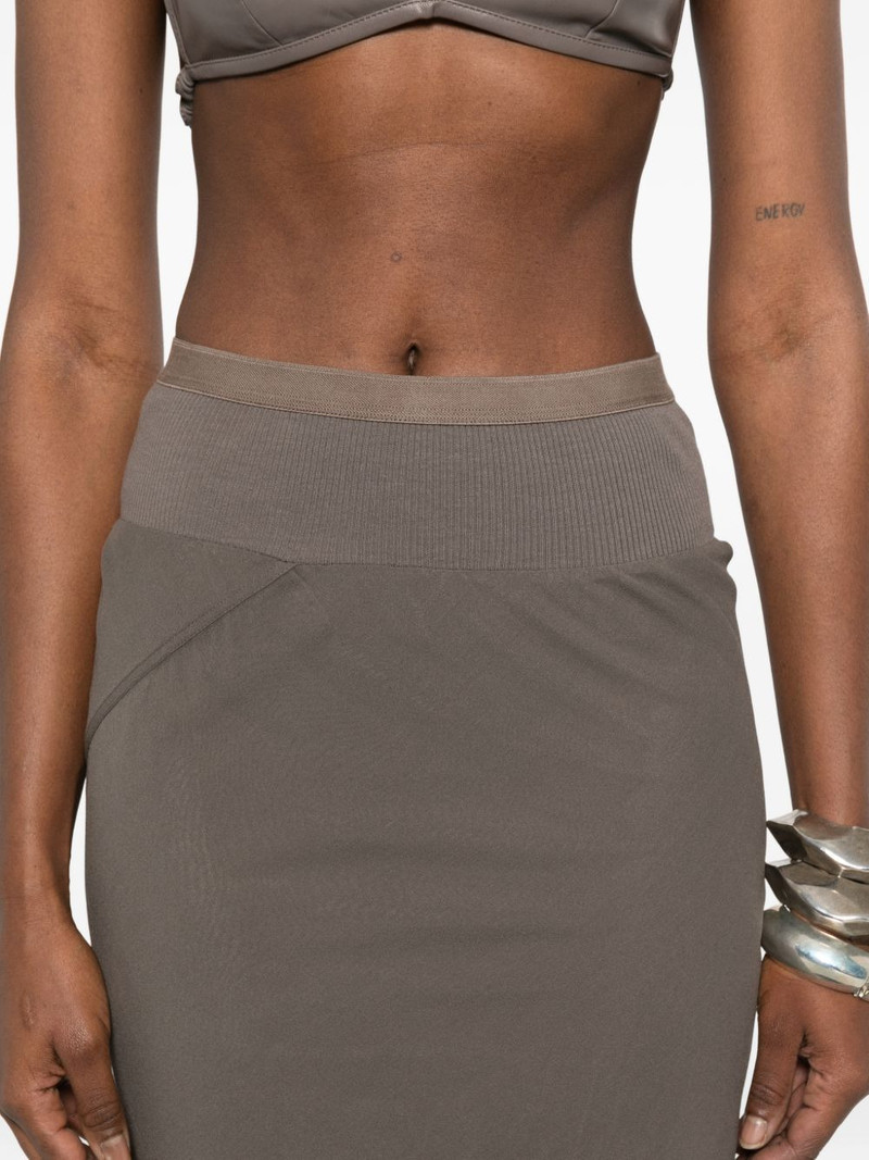 ribbed trim maxi skirt 5