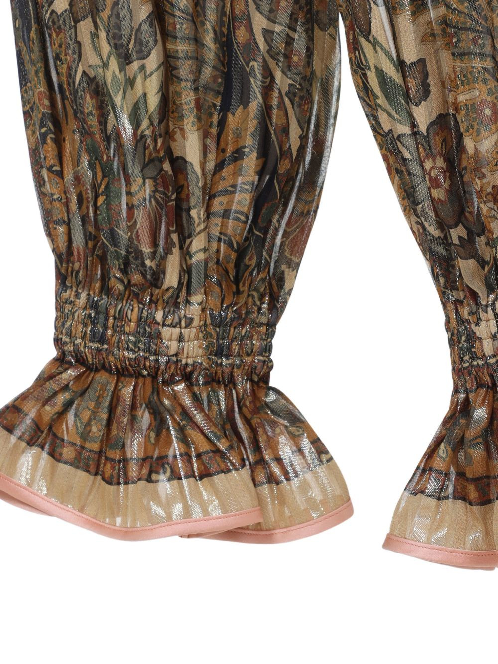 Voyage Imaginaire-print balloon trousers - 3