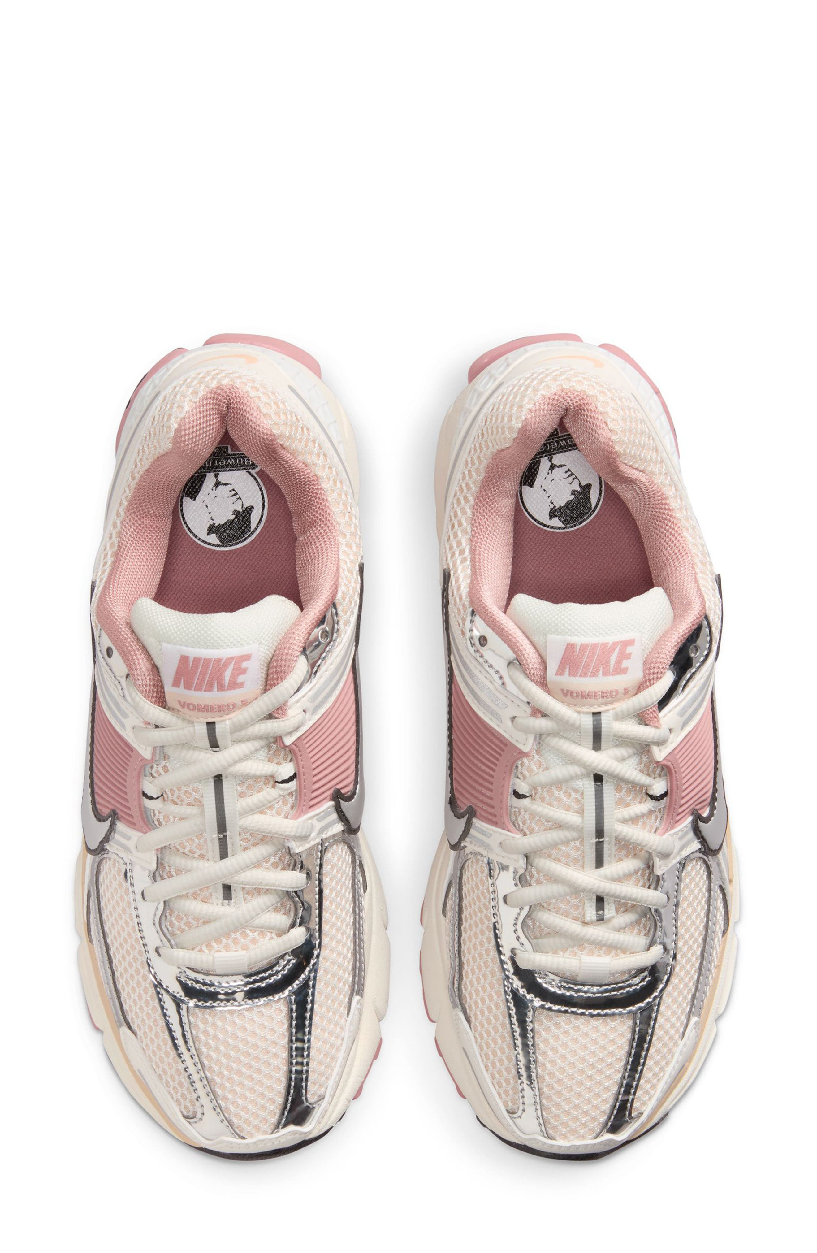 Nike Zoom Vomero 5 Sneaker in Sail/Pearl White/Pink at Nordstrom - 3