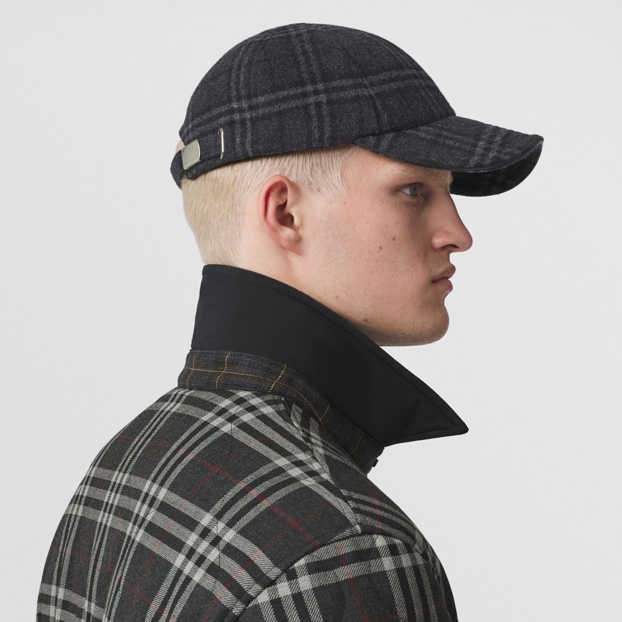 Reversible Check Wool Overshirt - 3