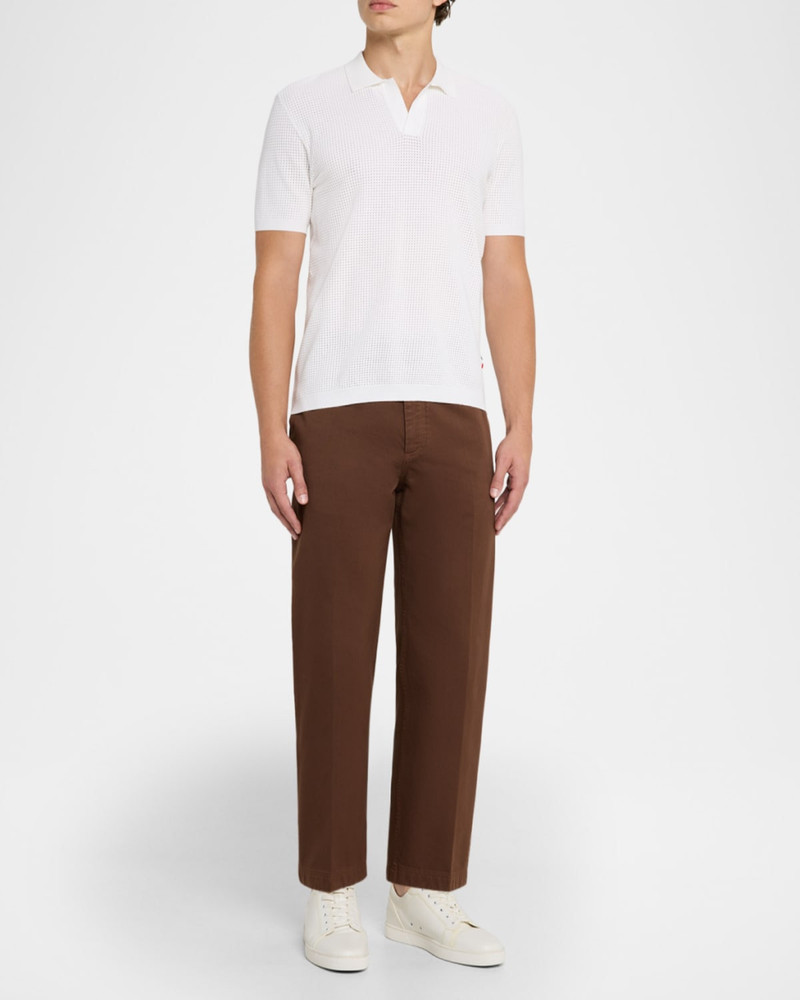 ORLEBAR BROWN Men's Roddy Mesh Stitch Polo Shirt outlook