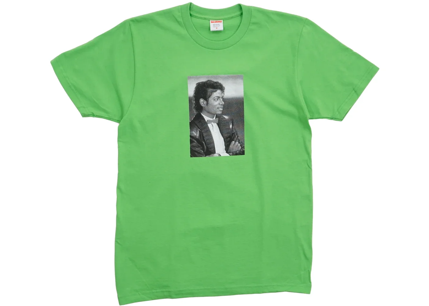 Supreme Supreme Michael Jackson Tee Lime Green | REVERSIBLE