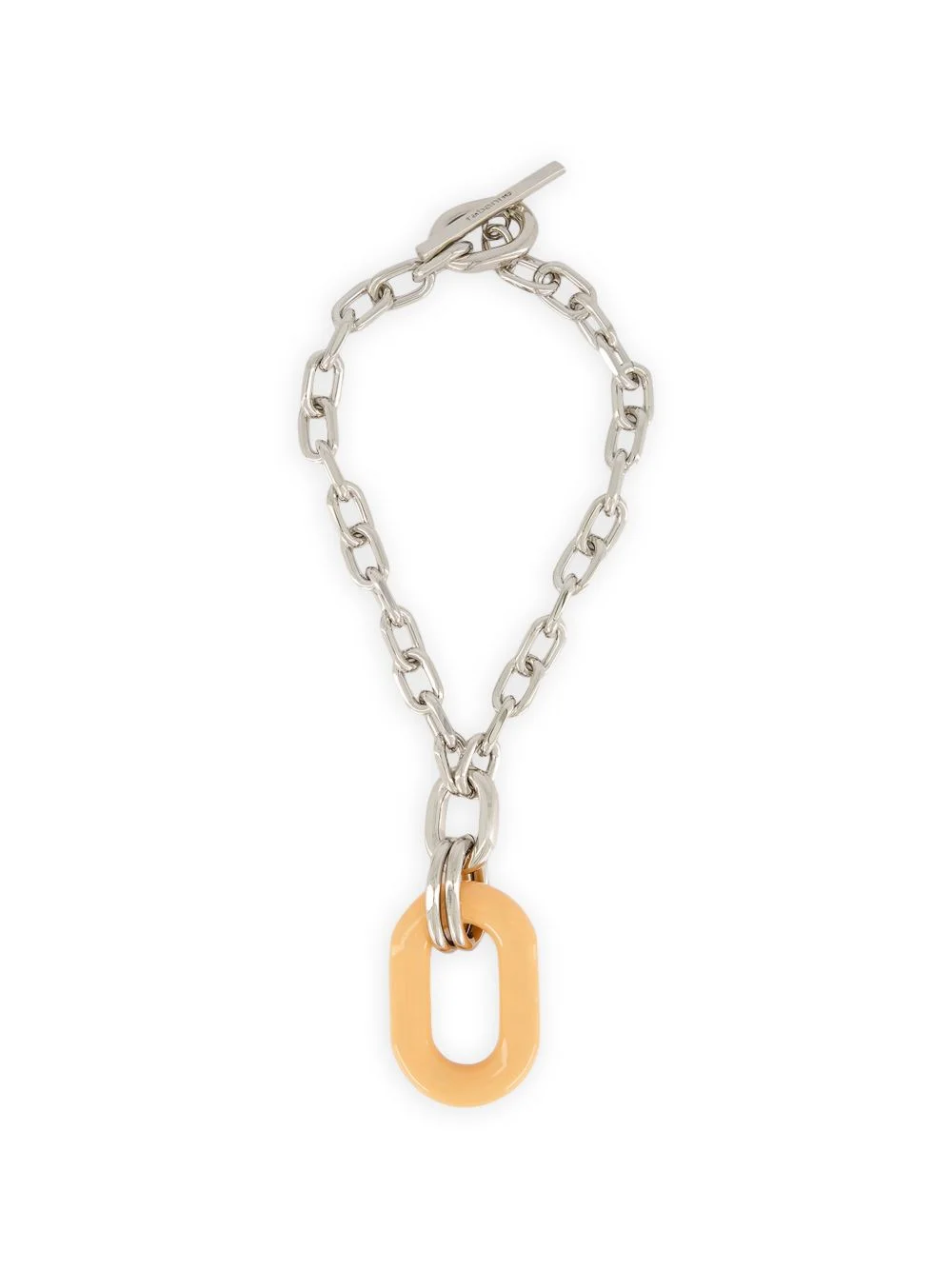 resin-pendant cable-link necklace - 1