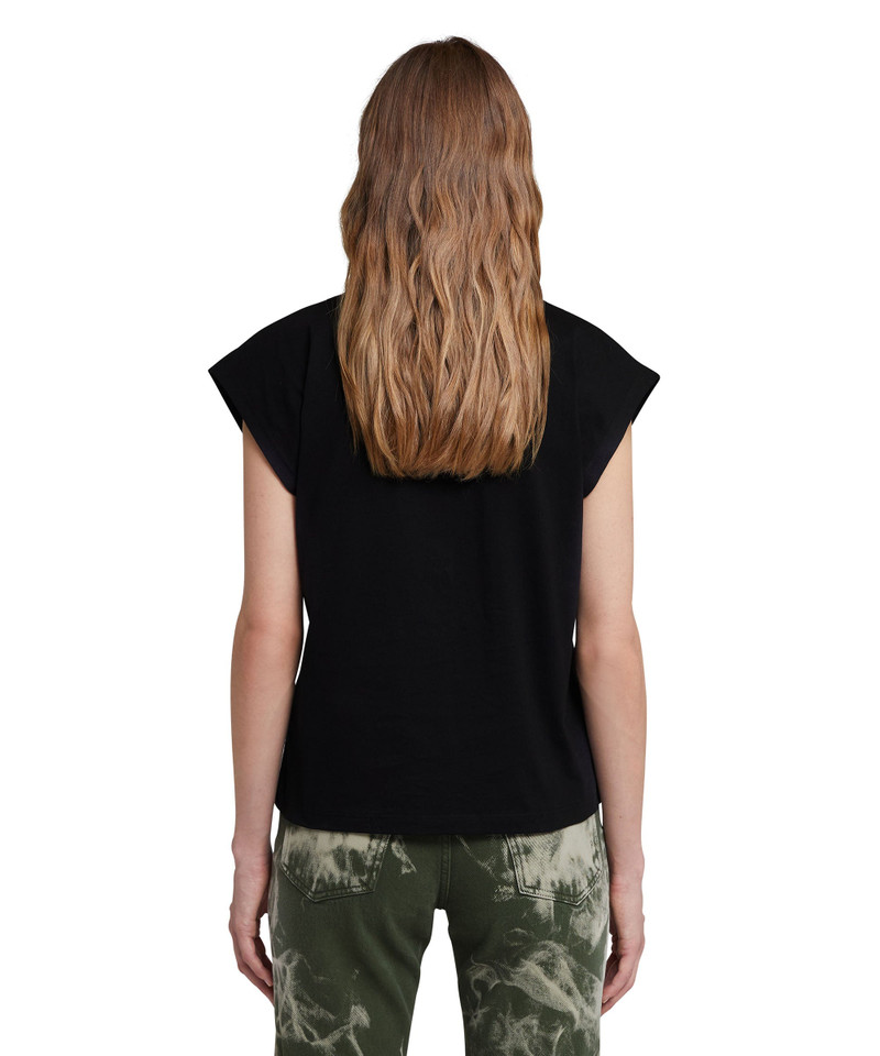 Sleeveless T-Shirt with "MSGM adventures" graphic 3