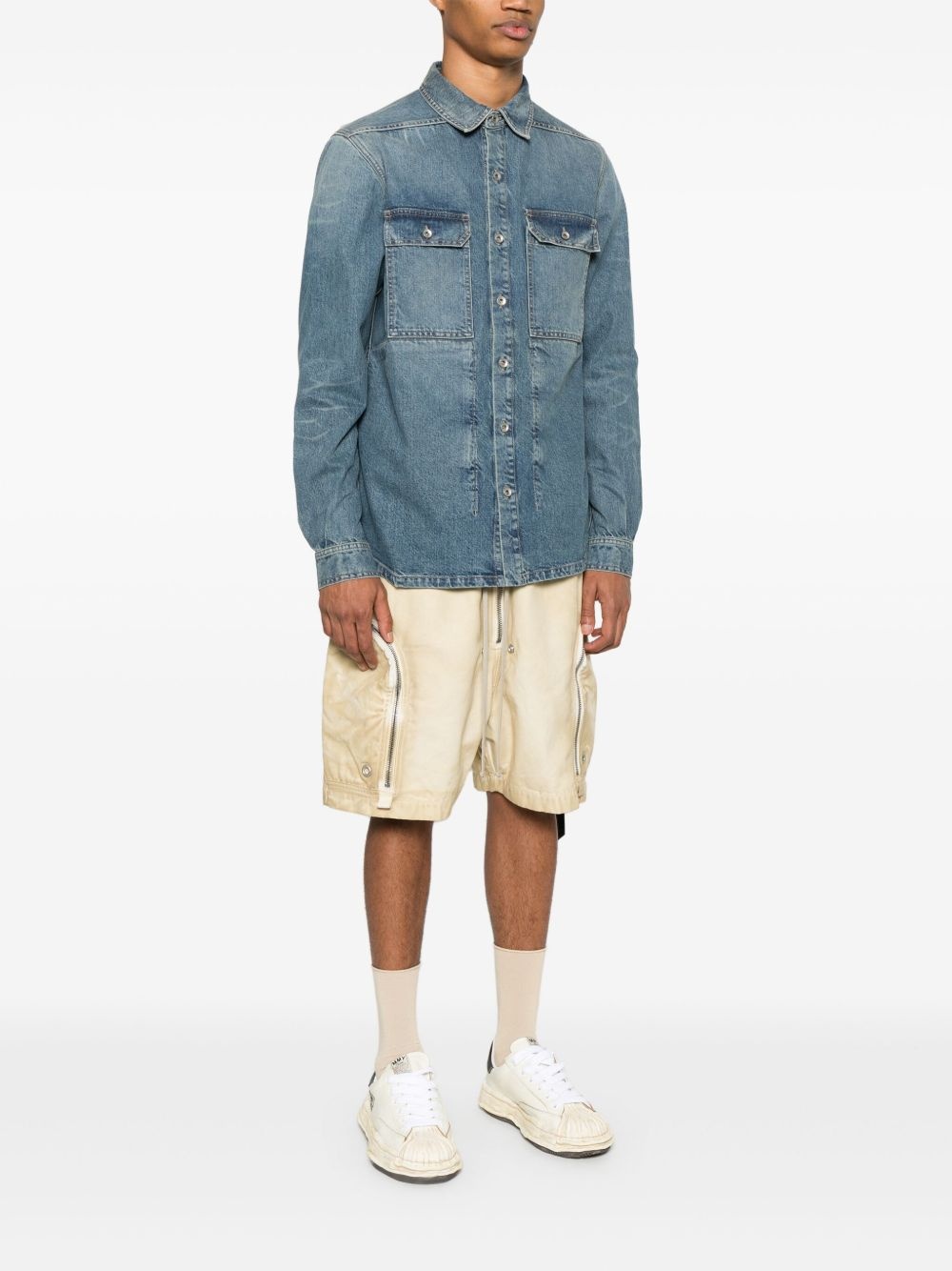 denim outershirt - 3