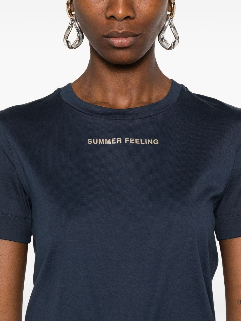 Logo cotton t-shirt - 3