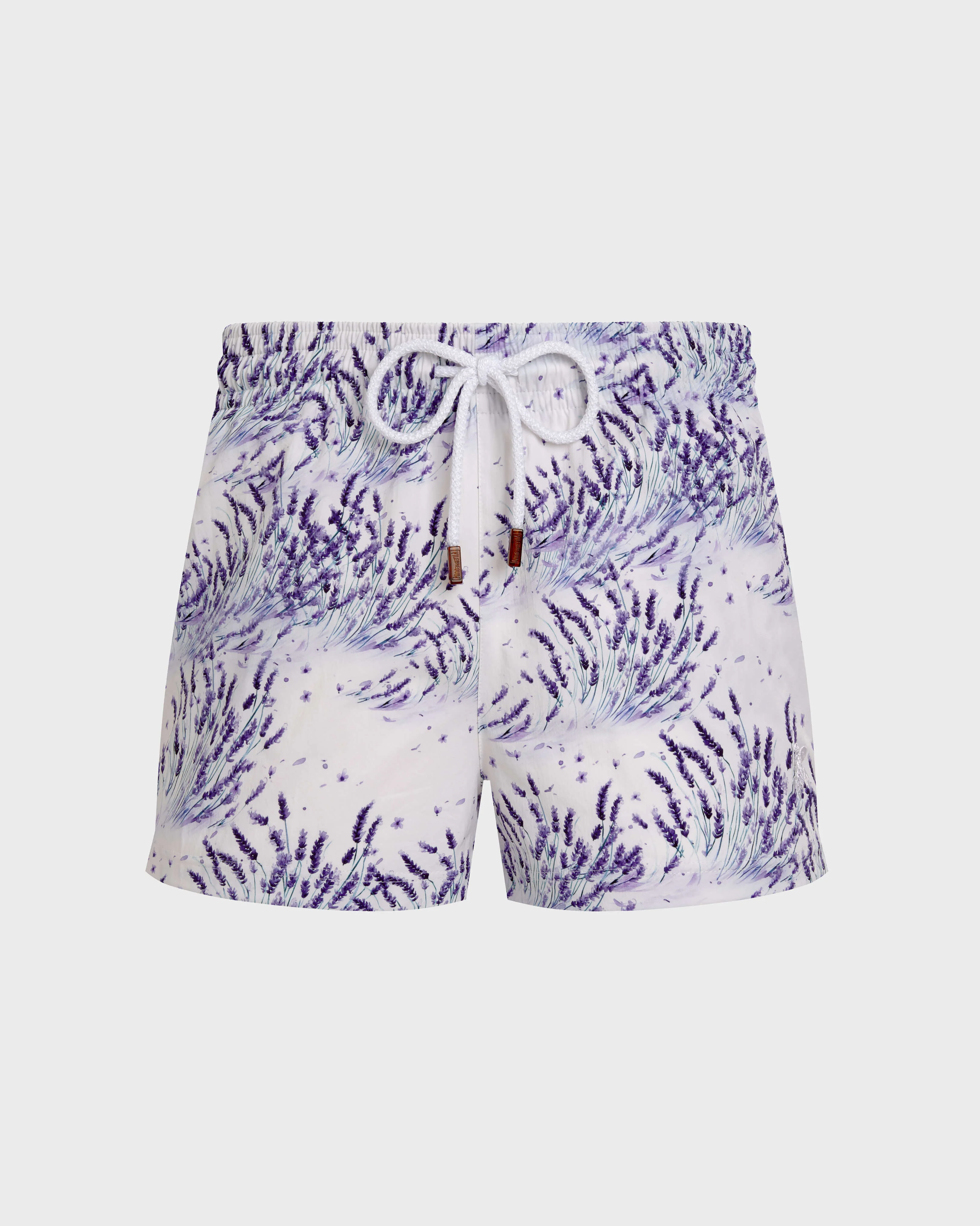 WOMEN STRETCH SWIM SHORTS LAVENDER - 1