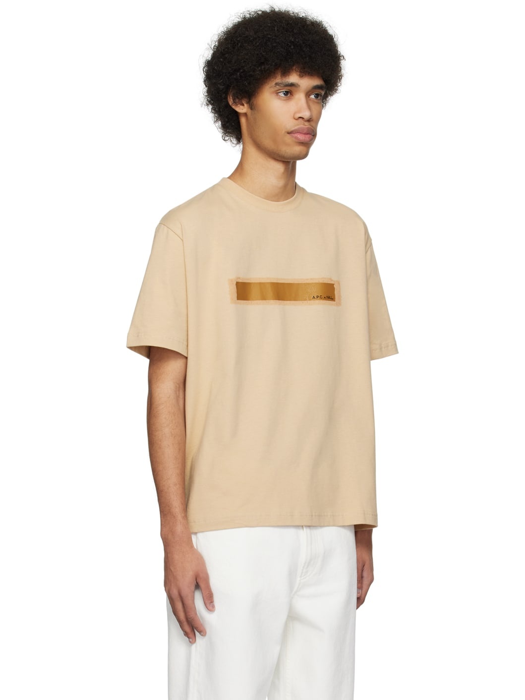 Beige Natacha Ramsay-Levi Edition Jean T-Shirt - 2