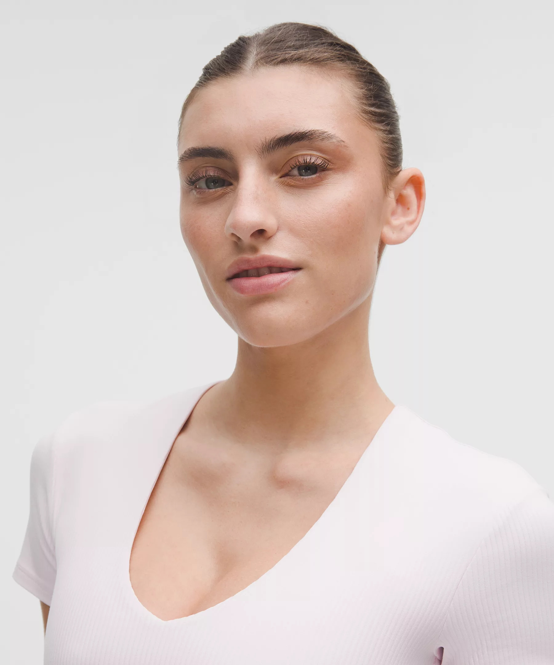 All It Takes Ribbed Nulu V-Neck T-Shirt *B–D Cups - 4