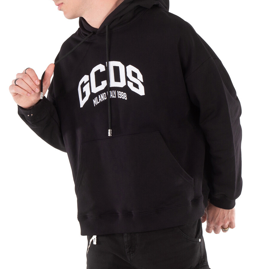 GCDS Lounge Logo 1988 Cotton Hoodie - 2