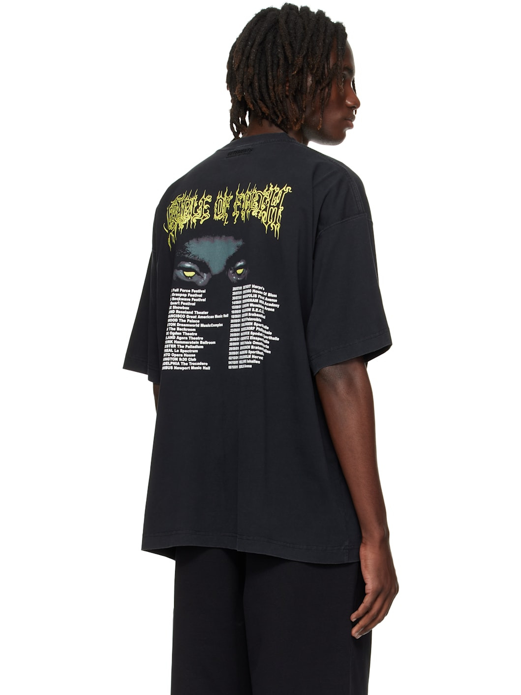 Black Cradle of Filth 'Pandaemonaeon' Oversized T-shirt - 3
