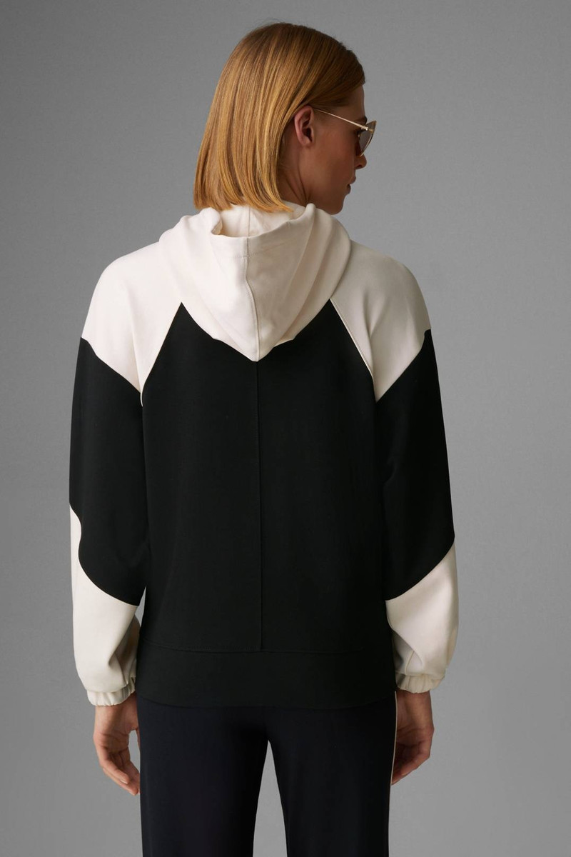 PEJA HOODIE IN BLACK/CREAM 3