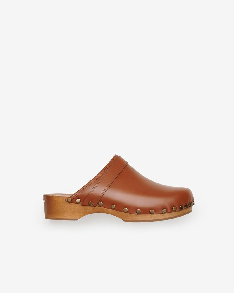 THALIE LEATHER CLOGS 1