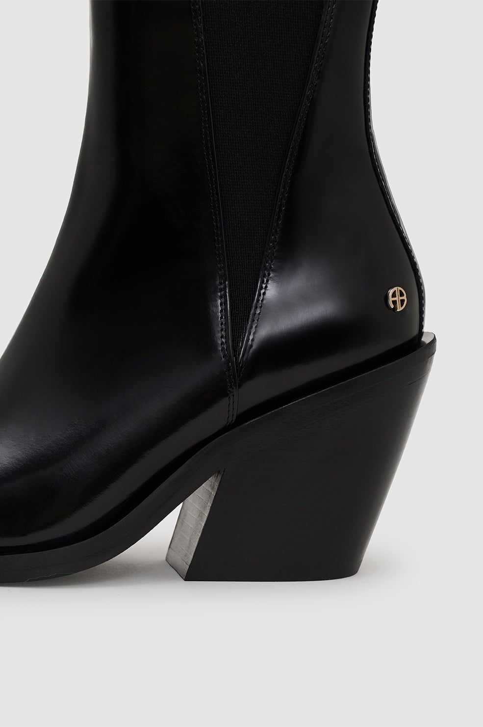 Bekah Boots - High-Shine Black - 5