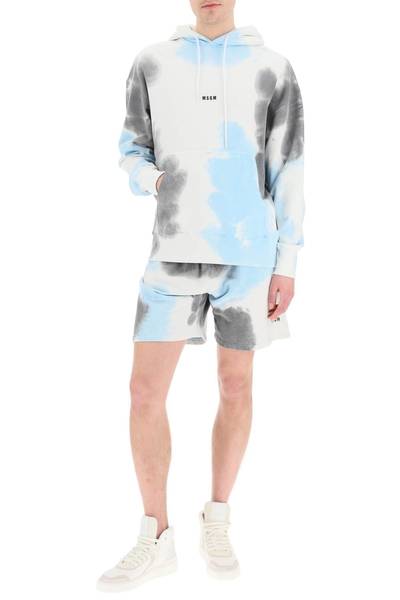 MSGM TIE-DYE SWEATSHORTS outlook