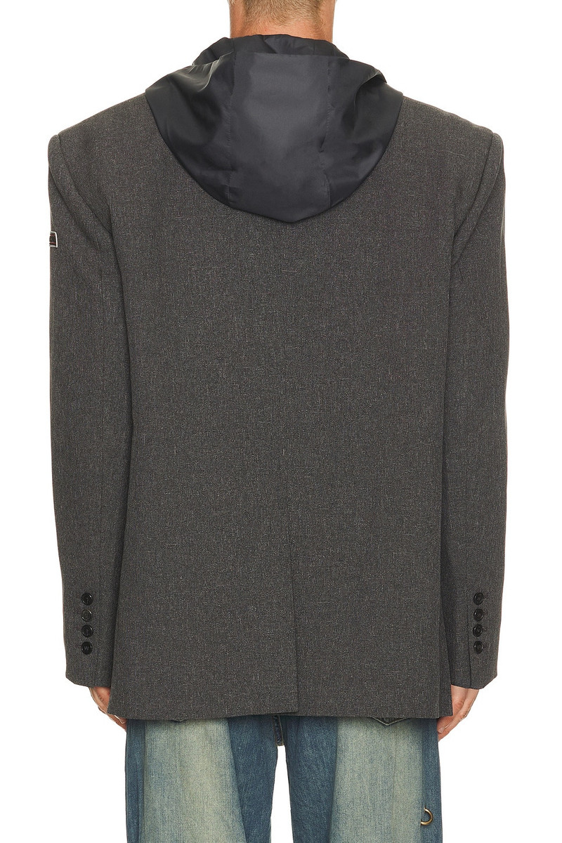We11done Hood Detachable Blazer outlook
