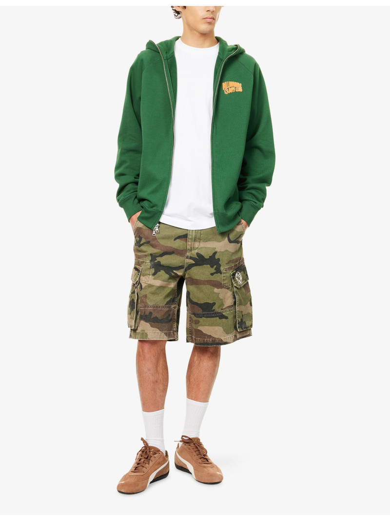 BILLIONAIRE BOYS CLUB Cargo Camouflage-Print Denim Shorts outlook