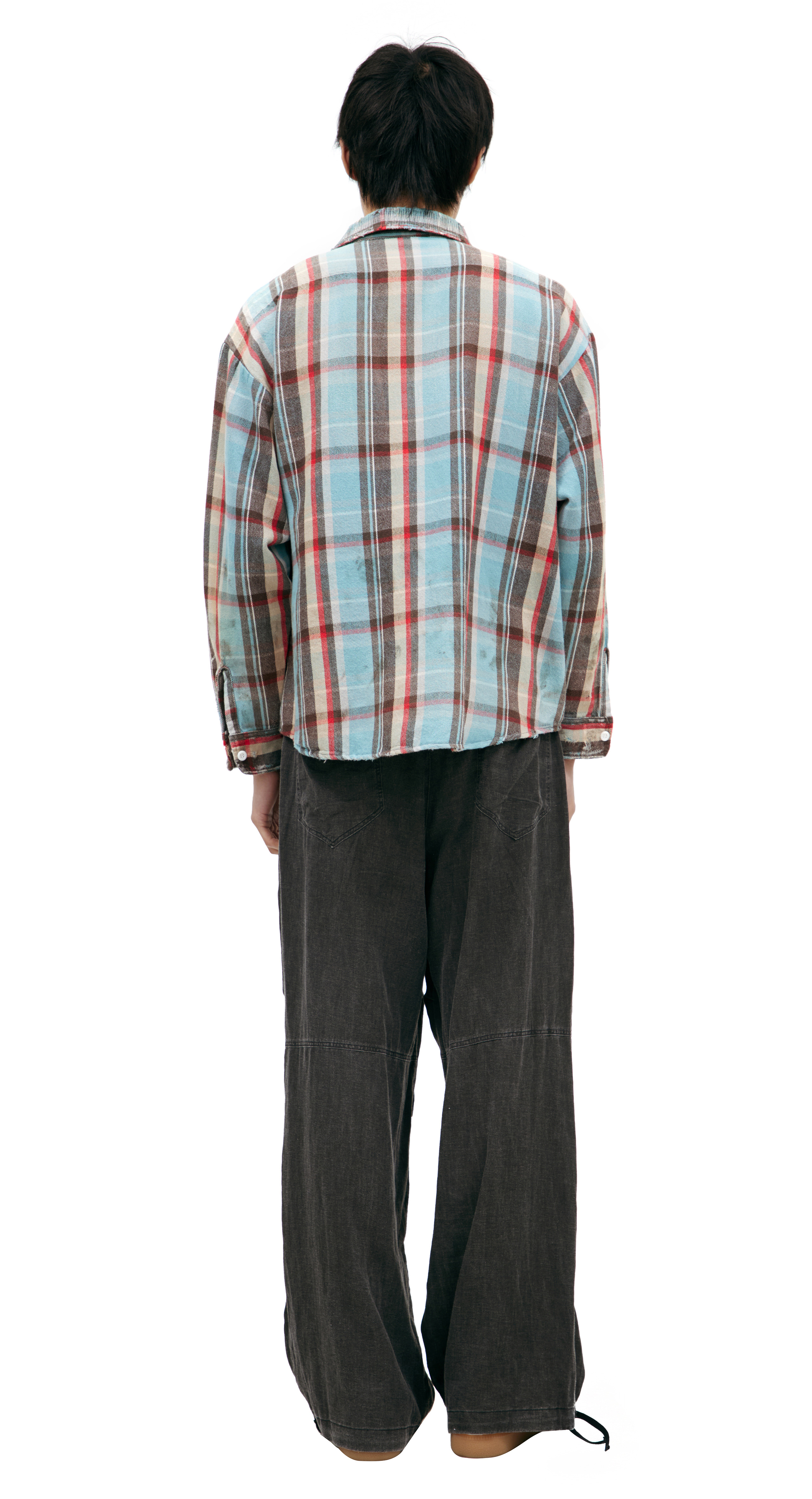 OVERSIZE PLAID SHIRT - 3
