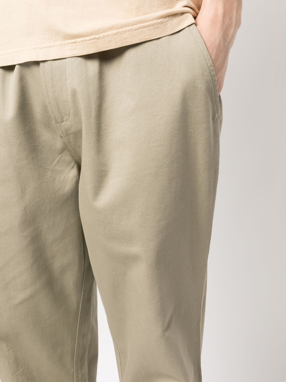 drawstring straight trousers - 5