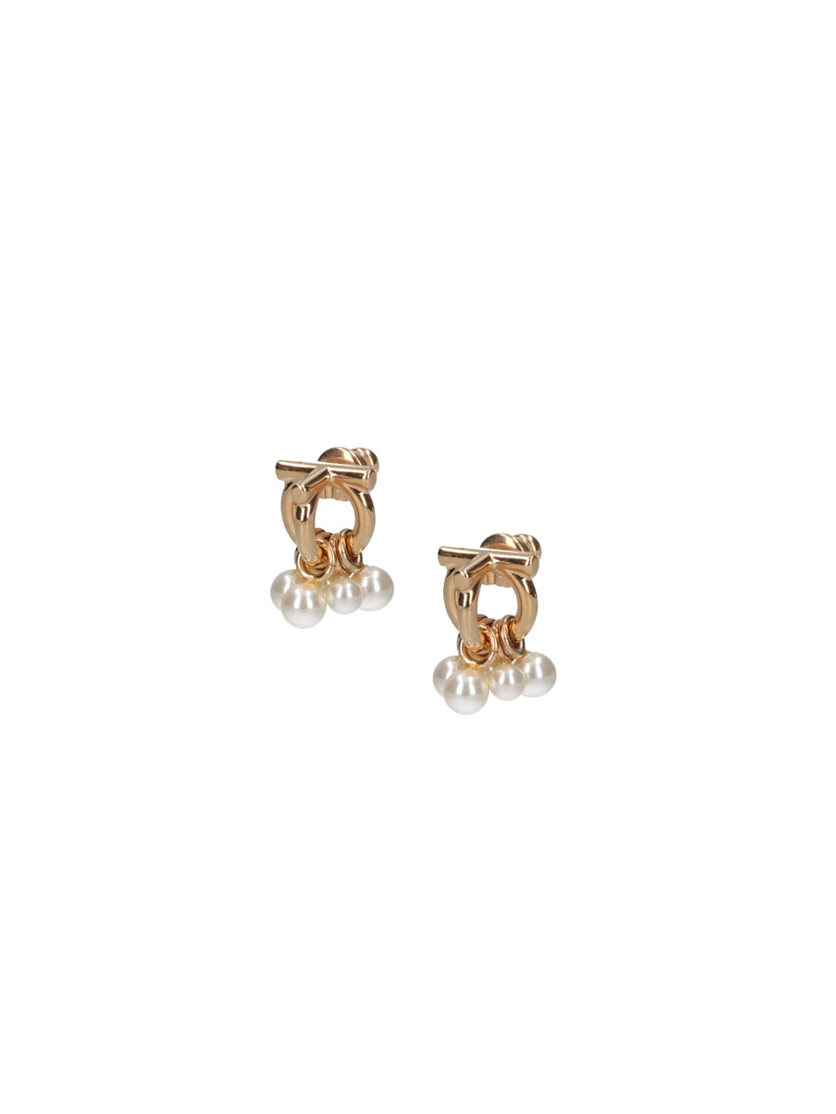 EARRINGS WITH PEARLS "GANCINI" - 1