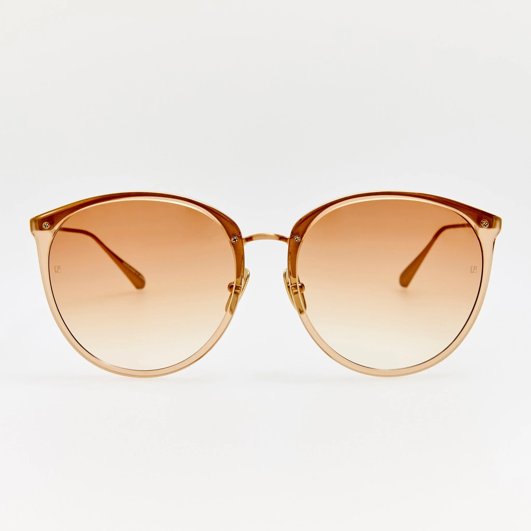 Kings Sunglasses in 22K Gold and Camel - 1