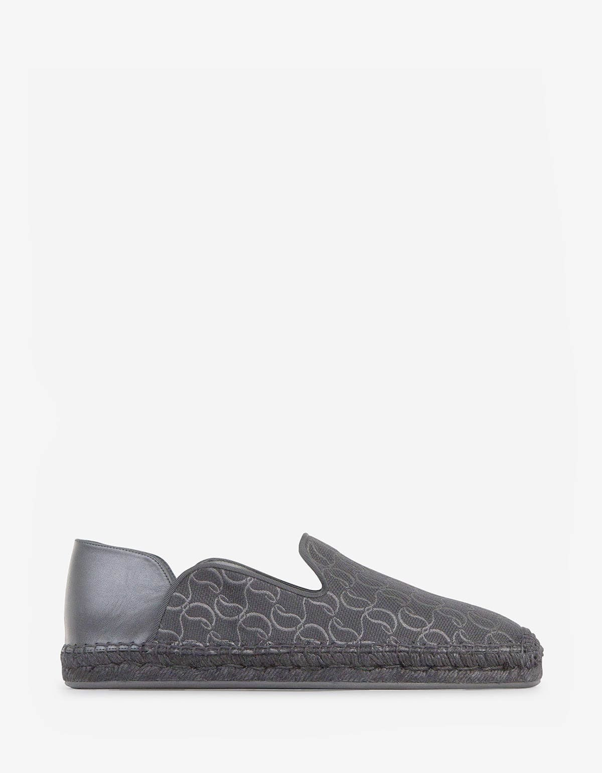 Christian Louboutin Espadon CL Jacquard Grey Espadrilles - 2