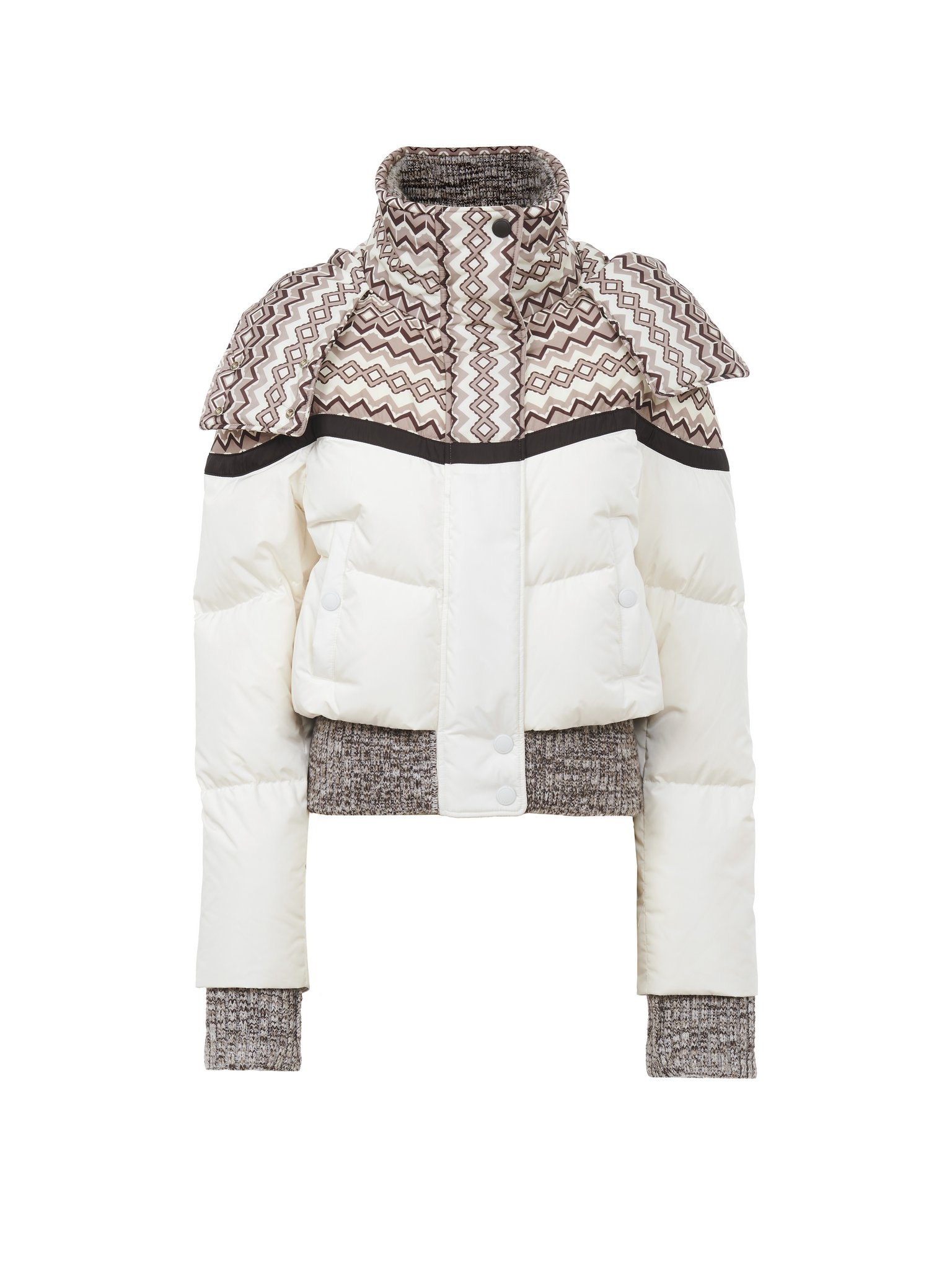 PRINTED PUFFER JACKET - 1