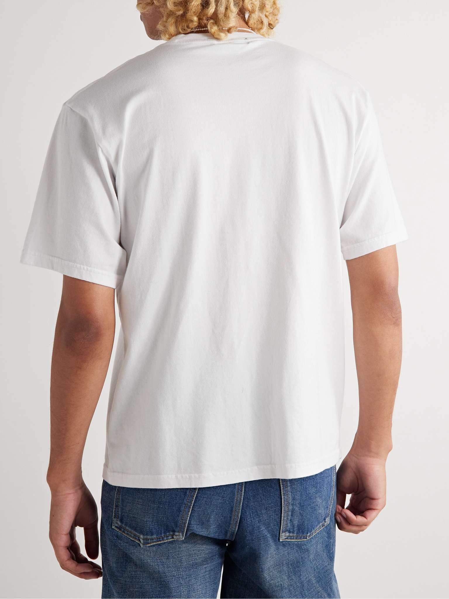 Logo-Print Cotton-Jersey T-Shirt - 4