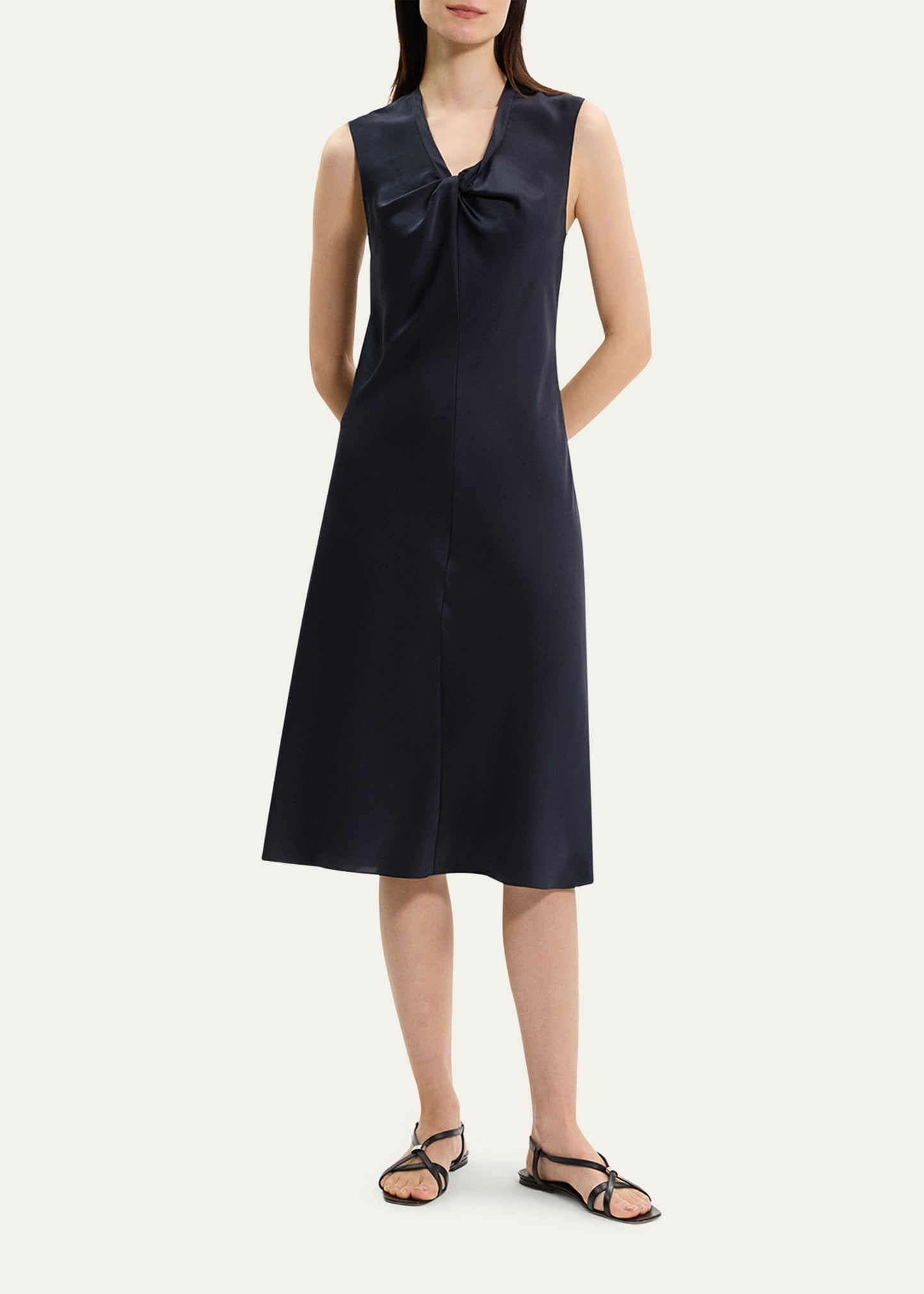 Twisted Scoop-Neck Dress - 2