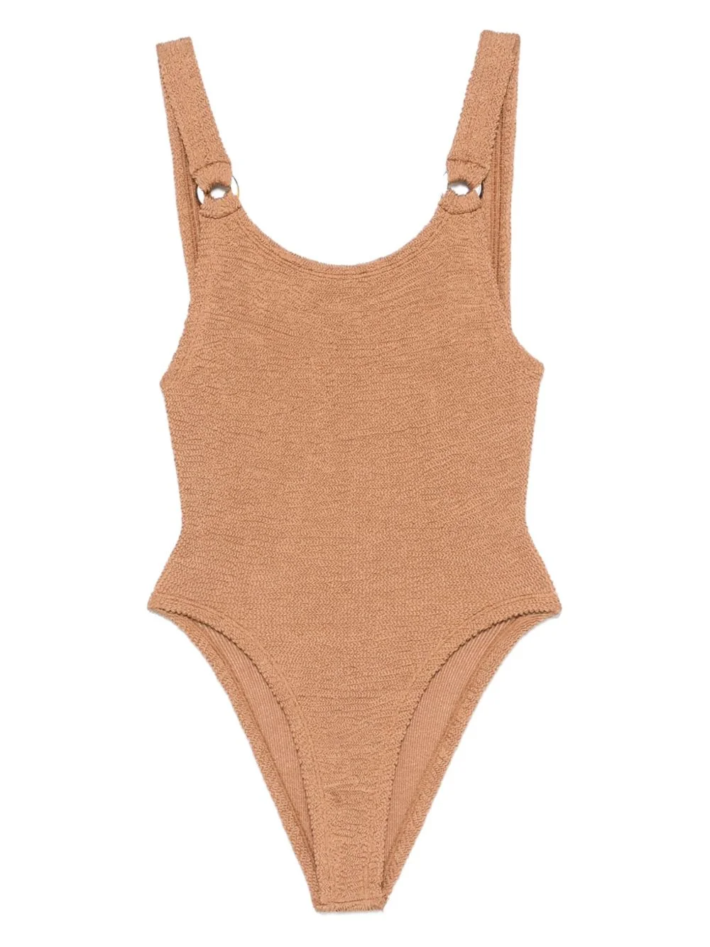 Domino ring-detail swimsuit - 1