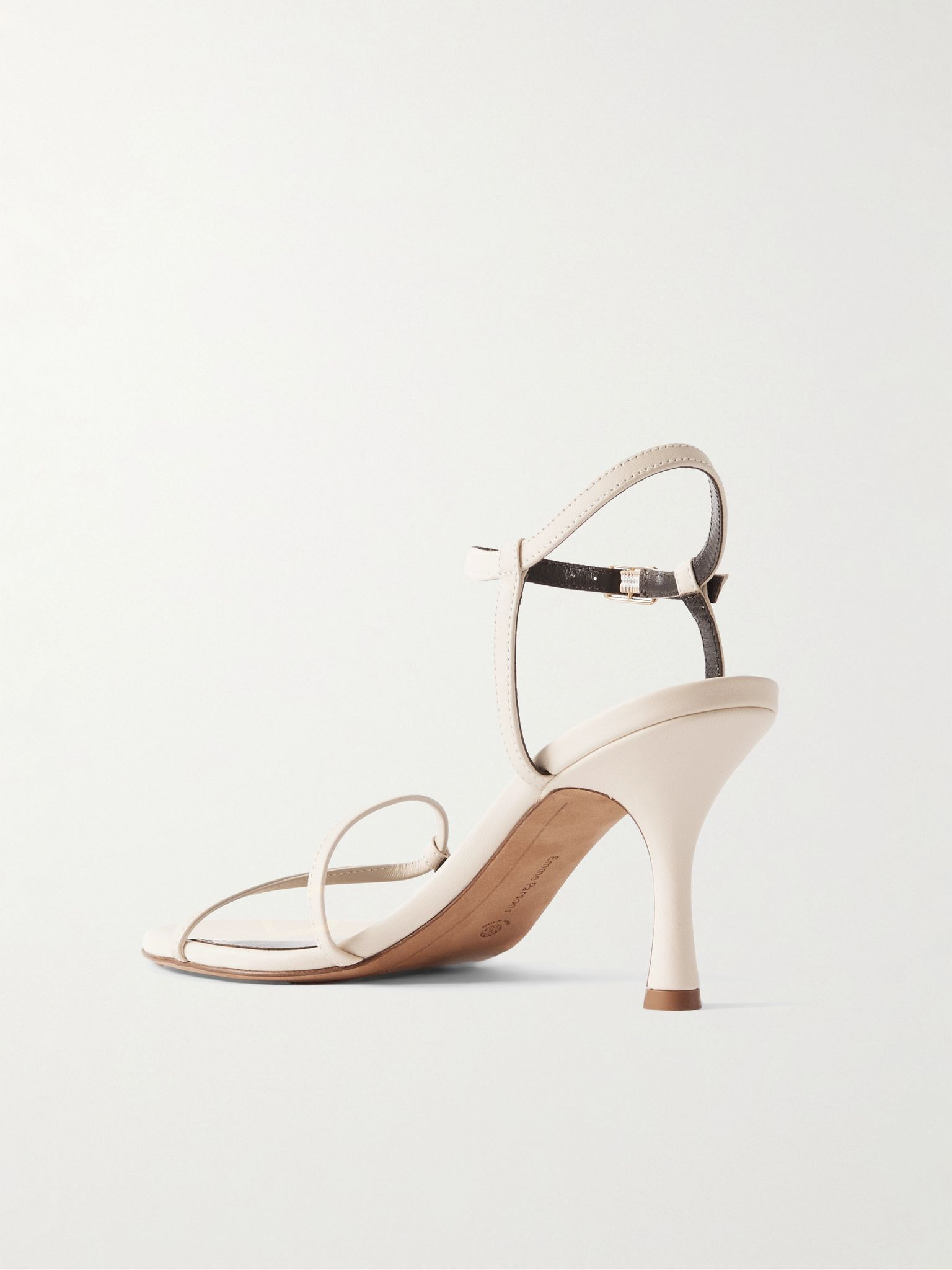 Loop leather sandals Ivory - 3