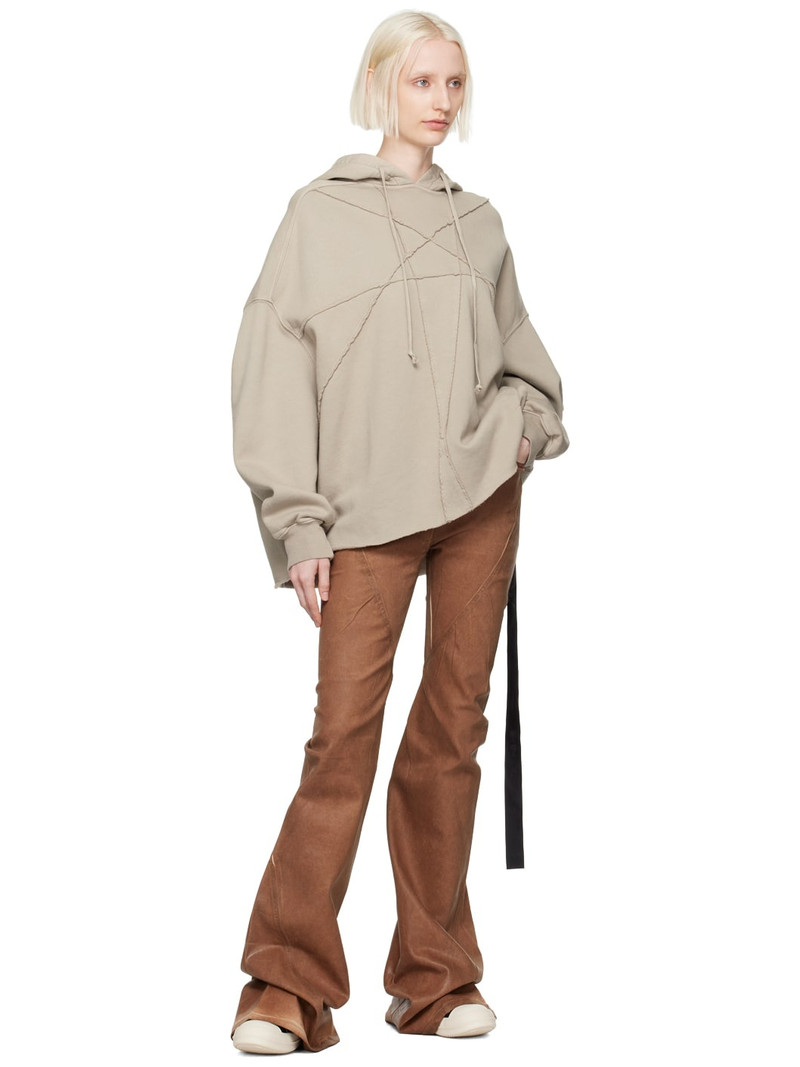 Rick Owens DRKSHDW Off-White Crater Hoodie outlook