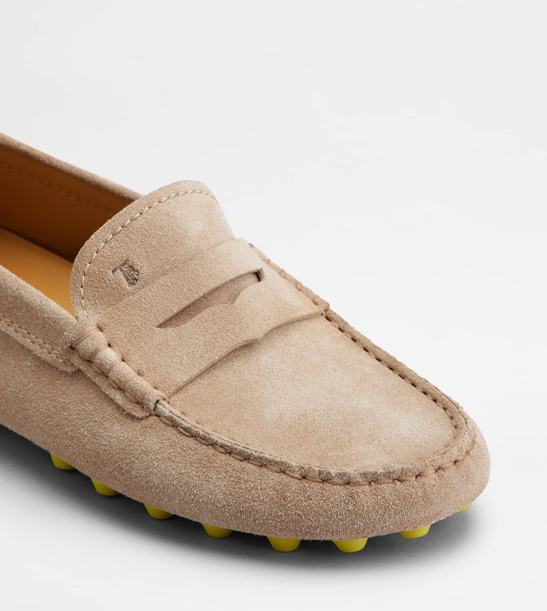 TOD'S GOMMINO BUBBLE IN SUEDE - YELLOW, PINK - 6
