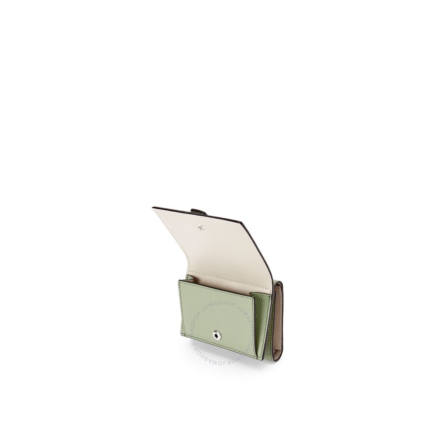 Loewe Trifold Calfskin Wallet - Rosemary/Tan - 3