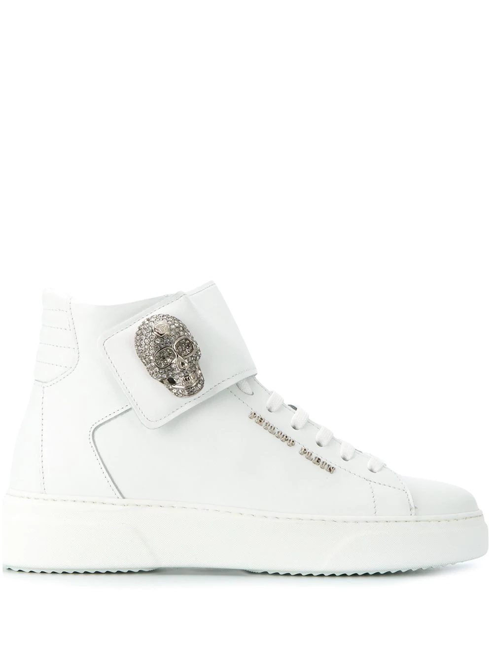 Skull high-top sneakers - 1