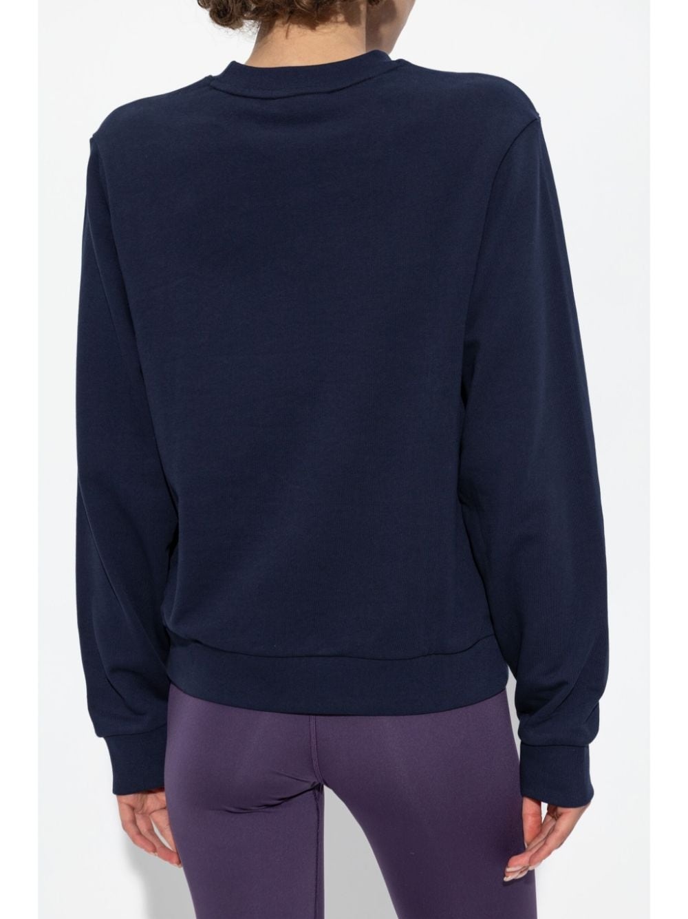 relaxed-fit fleece crew-neck sweatshirt - 4