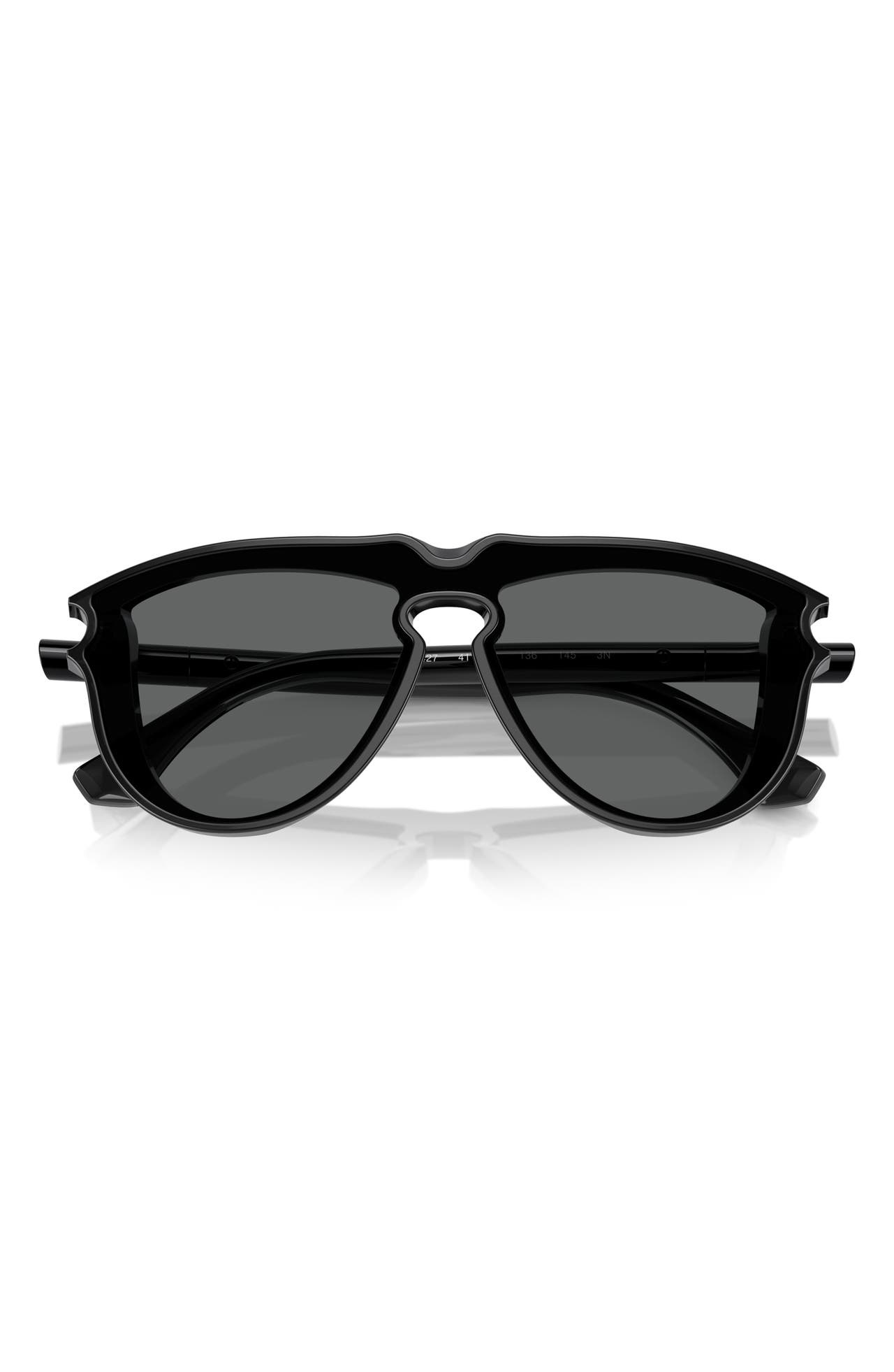 burberry 36mm Pilot Sunglasses in Dark Grey at Nordstrom - 1