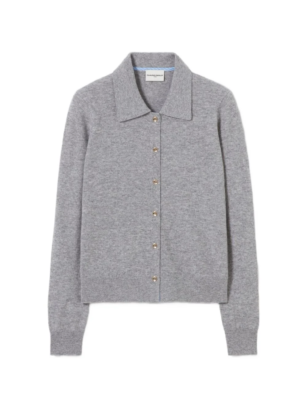 fitted wool cardigan - 1