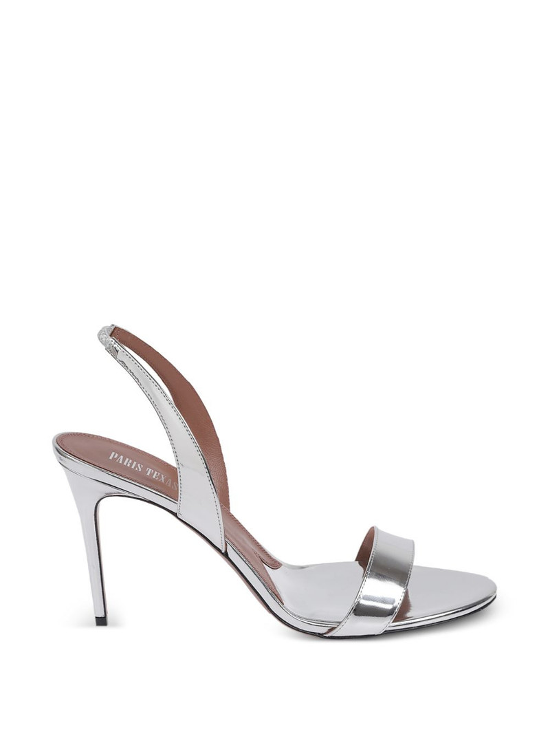 Vera metallic slingback sandals 1