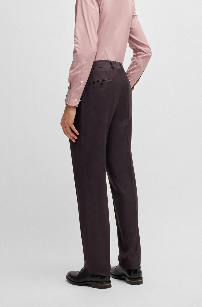 REGULAR-FIT SUIT IN MICRO-PATTERNED STRETCH WOOL 7