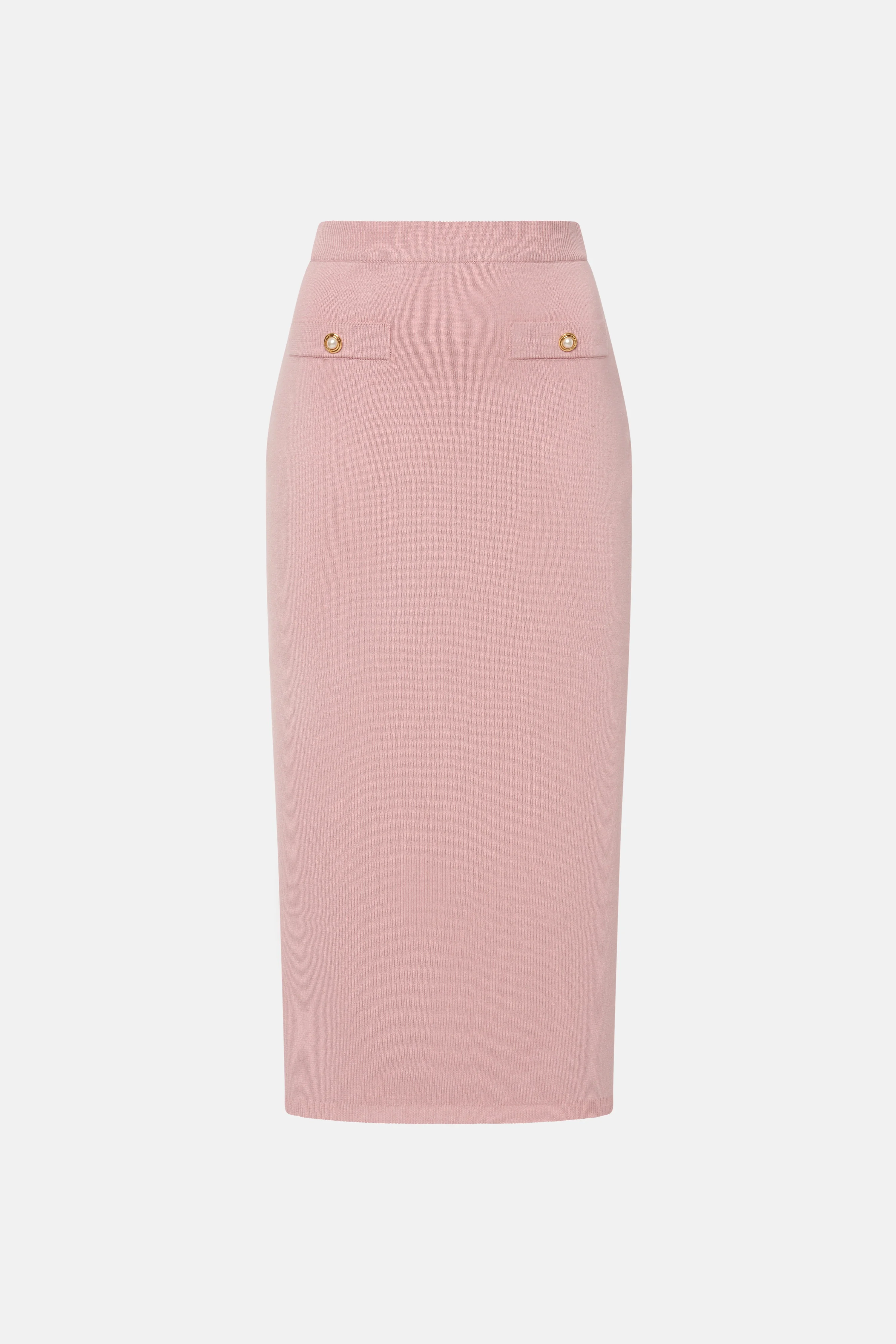 CASHMERE MIDI SKIRT - 1