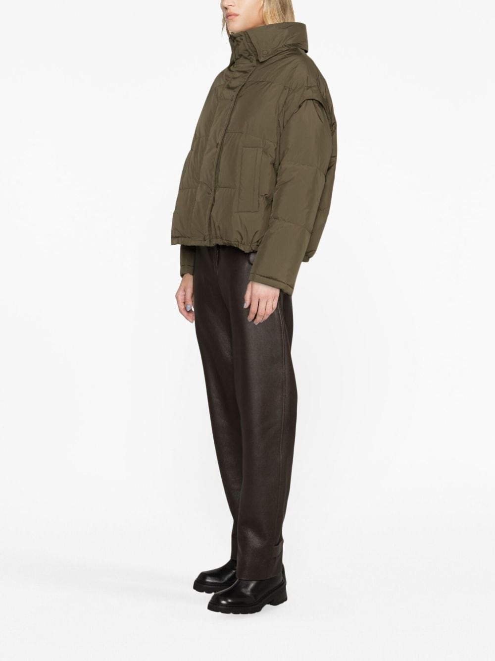 hooded puffer jacket - 3