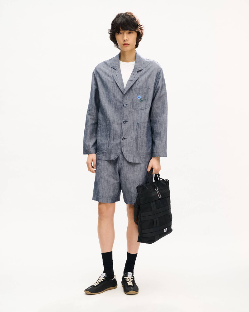 KENZO 'KENZO Tulip' workwear jacket in cotton linen outlook