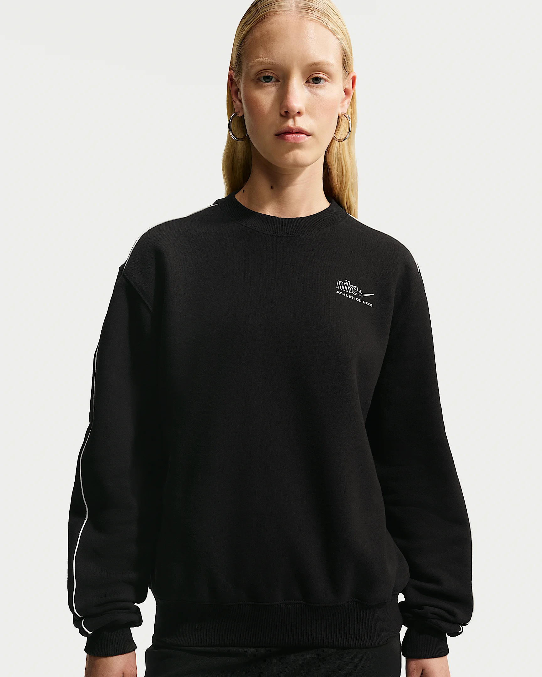 Nike Studio Fleece Medium Weight "Graphic Pack" Women's "Nike Athletic Department" Crew - 1