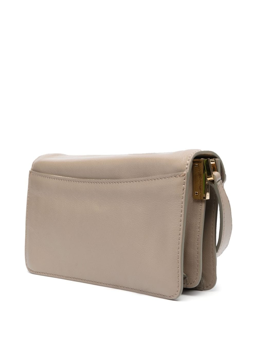 Trunk leather shoulder bag - 3